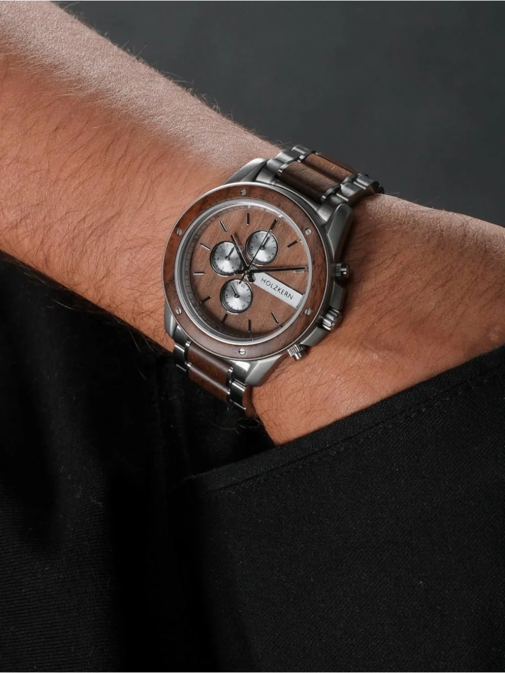 Holzkern Percival (Walnut) Men’s Watch